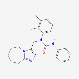 1-(2,3-dimethylphenyl)-3-phenyl-1-(6,7,8,9-tetrahydro-5H-[1,2,4]triazolo[4,3-a]azepin-3-ylmethyl)urea