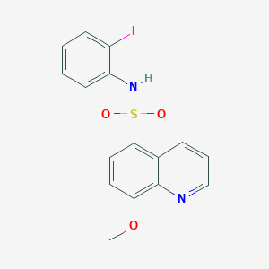 N-(2-iodophenyl)-8-methoxyquinoline-5-sulfonamide