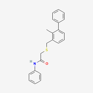 2-(2-Methyl-biphenyl-3-ylmethylsulfanyl)-N-phenyl-acetamide