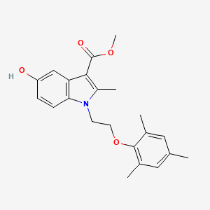 methyl 5-hydroxy-2-methyl-1-[2-(2,4,6-trimethylphenoxy)ethyl]-1H-indole-3-carboxylate