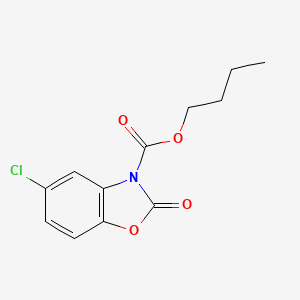 5-Chloro-2-oxo-benzooxazole-3-carboxylic acid butyl ester