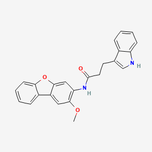 3-(1H-indol-3-yl)-N-(2-methoxydibenzo[b,d]furan-3-yl)propanamide