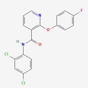 N-(2,4-dichlorophenyl)-2-(4-fluorophenoxy)pyridine-3-carboxamide