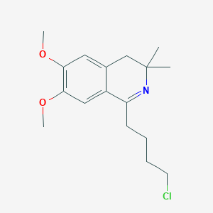 1-(4-Chlorobutyl)-6,7-dimethoxy-3,3-dimethyl-3,4-dihydroisoquinoline