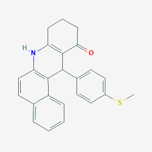 12-[4-(methylsulfanyl)phenyl]-8,9,10,12-tetrahydrobenzo[a]acridin-11(7H)-one