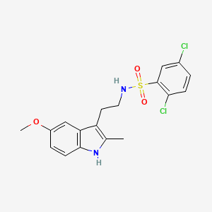 2,5-dichloro-N-[2-(5-methoxy-2-methyl-1H-indol-3-yl)ethyl]benzenesulfonamide