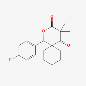 1-(4-Fluorophenyl)-4,4-dimethyl-2-oxaspiro[5.5]undecane-3,5-dione