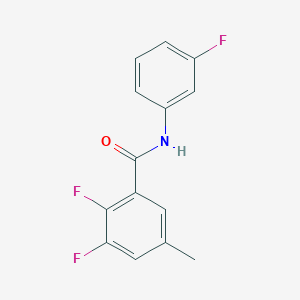 2,3-difluoro-N-(3-fluorophenyl)-5-methylbenzamide