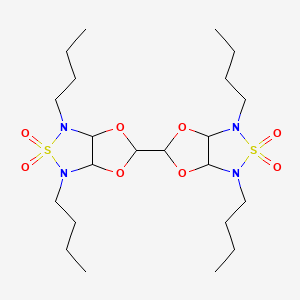 1,1',3,3'-tetrabutyloctahydro-5H,5'H-5,5'-bi[1,3]dioxolo[4,5-c][1,2,5]thiadiazole 2,2,2',2'-tetraoxide