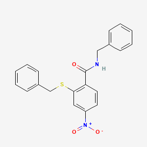 N-benzyl-2-(benzylsulfanyl)-4-nitrobenzamide