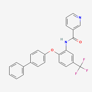 N-[2-(Biphenyl-4-yloxy)-5-trifluoromethyl-phenyl]-nicotinamide