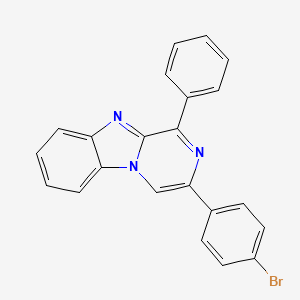 3-(4-Bromophenyl)-1-phenylpyrazino[1,2-a]benzimidazole