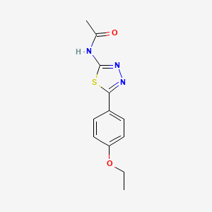 N-[5-(4-ethoxyphenyl)-1,3,4-thiadiazol-2-yl]acetamide