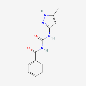 N-[(5-methyl-1H-pyrazol-3-yl)carbamoyl]benzamide