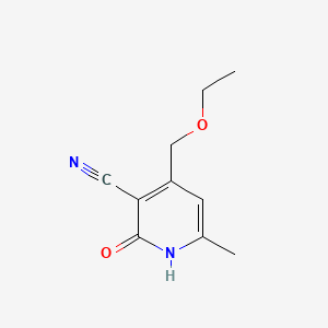 4-(Ethoxymethyl)-6-methyl-2-oxo-1,2-dihydropyridine-3-carbonitrile