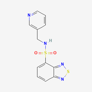 N-(pyridin-3-ylmethyl)-2,1,3-benzothiadiazole-4-sulfonamide