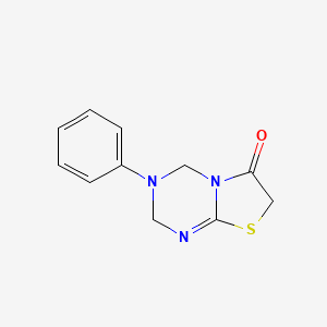 3-Phenyl-3,4-dihydro-2H-[1,3]thiazolo[3,2-a][1,3,5]triazin-6(7H)-one