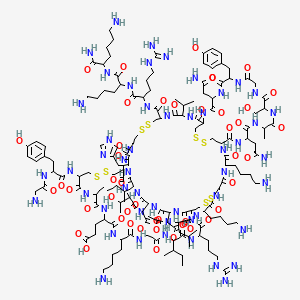 molecular formula C155H248N50O48S8 B1151388 Purotoxin 1 