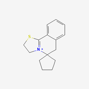 3,6-Dihydro-2H-spiro[[1,3]thiazolo[2,3-A]isoquinoline-5,1'-cyclopentan]-4-ylium