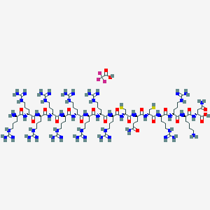 molecular formula C89H171F3N52O21S2 B1151391 GO-203 CAS No. 1222186-26-6