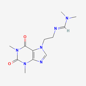 N'-[2-(1,3-dimethyl-2,6-dioxo-1,2,3,6-tetrahydro-7H-purin-7-yl)ethyl]-N,N-dimethylimidoformamide