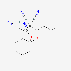 10-imino-2-propyltetrahydro-8a,4-(epoxymethano)chromene-3,3,4(2H,4aH)-tricarbonitrile