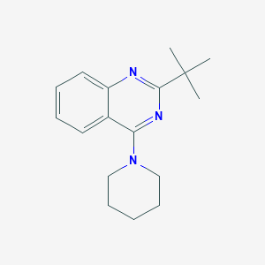 2-Tert-butyl-4-(piperidin-1-yl)quinazoline