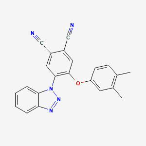 4-Benzotriazol-1-yl-5-(3,4-dimethyl-phenoxy)-phthalonitrile