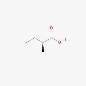 molecular formula C5H10O2 B115142 (S)-2-甲基丁酸 CAS No. 1730-91-2