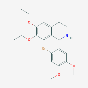 1-(2-Bromo-4,5-dimethoxyphenyl)-6,7-diethoxy-1,2,3,4-tetrahydroisoquinoline