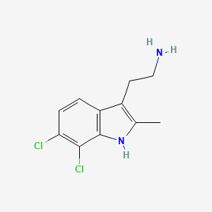 2-(6,7-dichloro-2-methyl-1H-indol-3-yl)ethanamine