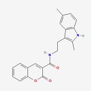 N-[2-(2,5-dimethyl-1H-indol-3-yl)ethyl]-2-oxo-2H-chromene-3-carboxamide