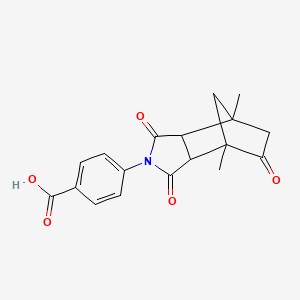 4-(4,7-dimethyl-1,3,5-trioxooctahydro-2H-4,7-methanoisoindol-2-yl)benzoic acid