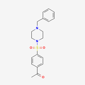 1-[4-(4-Benzyl-piperazine-1-sulfonyl)-phenyl]-ethanone