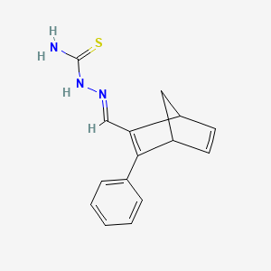 Norbornadiene-2-carbaldehyde, 3-phenyl-, thiosemicarbazone