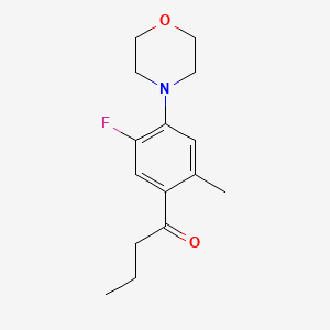 1-(5-Fluoro-2-methyl-4-morpholin-4-yl-phenyl)-butan-1-one