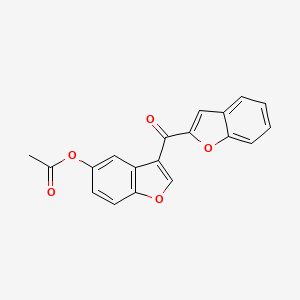 3-(1-Benzofuran-2-ylcarbonyl)-1-benzofuran-5-yl acetate