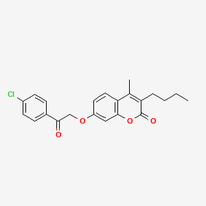 3-butyl-7-[2-(4-chlorophenyl)-2-oxoethoxy]-4-methyl-2H-chromen-2-one