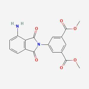 dimethyl 5-(4-amino-1,3-dioxo-1,3-dihydro-2H-isoindol-2-yl)benzene-1,3-dicarboxylate