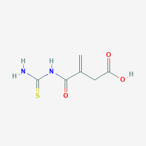 molecular formula C6H8N2O3S B11514671 3-(Carbamothioylcarbamoyl)but-3-enoic acid 