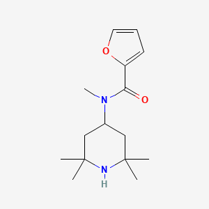 N-methyl-N-(2,2,6,6-tetramethylpiperidin-4-yl)furan-2-carboxamide