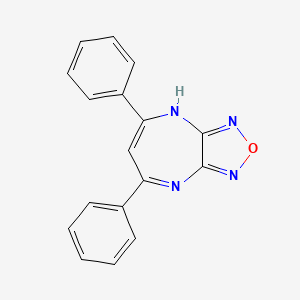 5,7-Diphenyl-4H-[1,2,5]oxadiazolo[3,4-b][1,4]diazepine