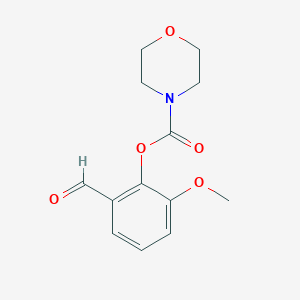 2-Formyl-6-methoxyphenyl morpholine-4-carboxylate