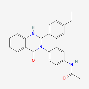 N-{4-[2-(4-ethylphenyl)-4-oxo-1,4-dihydroquinazolin-3(2H)-yl]phenyl}acetamide