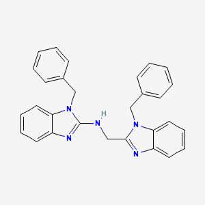 1-benzyl-N-[(1-benzyl-1H-benzimidazol-2-yl)methyl]-1H-benzimidazol-2-amine