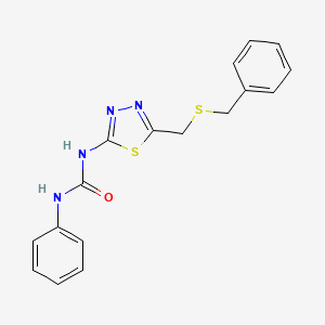 1-{5-[(Benzylsulfanyl)methyl]-1,3,4-thiadiazol-2-yl}-3-phenylurea