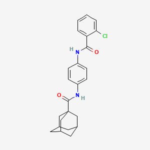 Adamantane-1-carboxylic acid [4-(2-chloro-benzoylamino)-phenyl]-amide