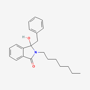 3-benzyl-2-heptyl-3-hydroxy-2,3-dihydro-1H-isoindol-1-one