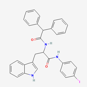 Nalpha-(diphenylacetyl)-N-(4-iodophenyl)tryptophanamide