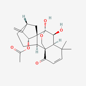 molecular formula C22H28O6 B1151498 毛晶体 B CAS No. 96850-29-2